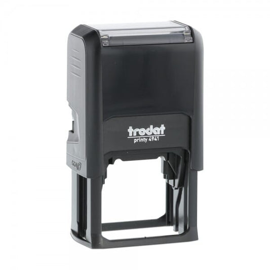 Trodat 4941 – individueller Stempel 41 × 24 mm – Gehäusefarbe ECO-Schwarz