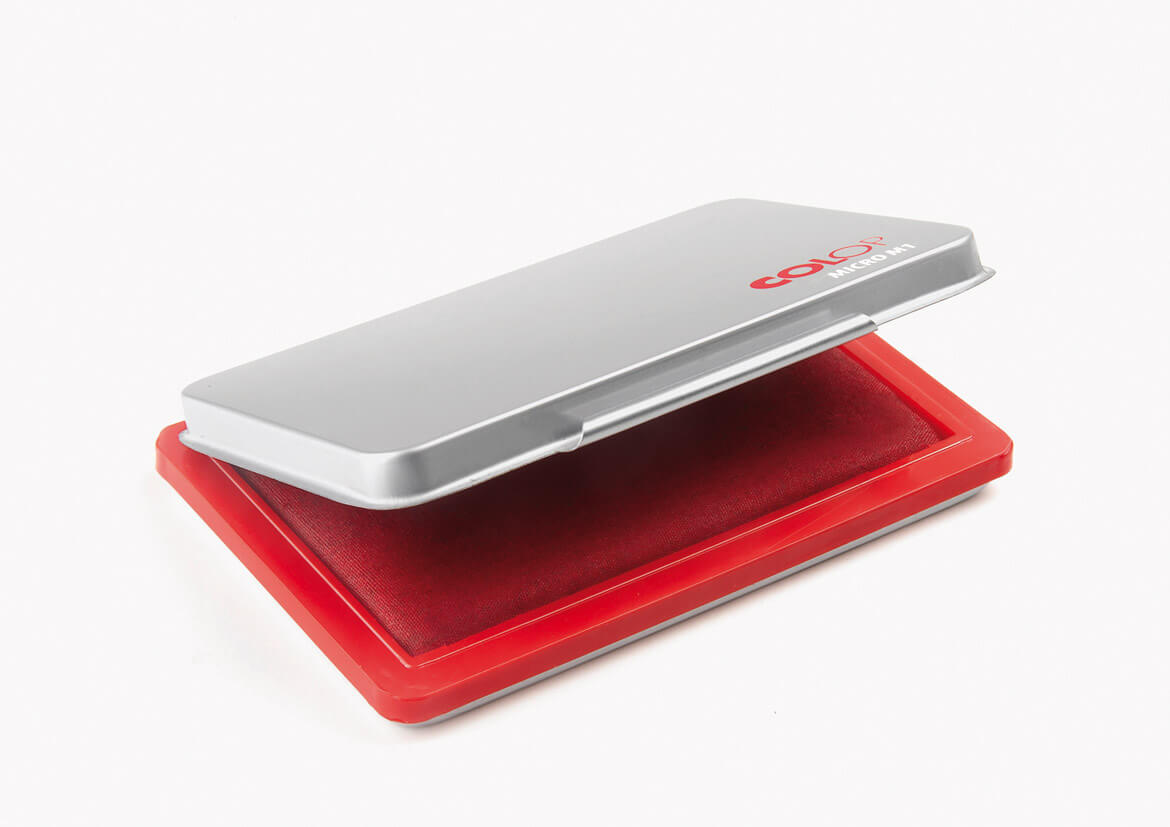 COLOP Micro M1 – Metall-Stempelkissen 90 × 50 mm – Rot
