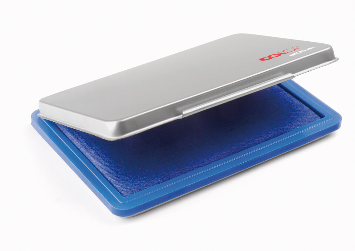 COLOP Micro M2 – Metall-Stempelkissen 110 × 70 mm – Blau