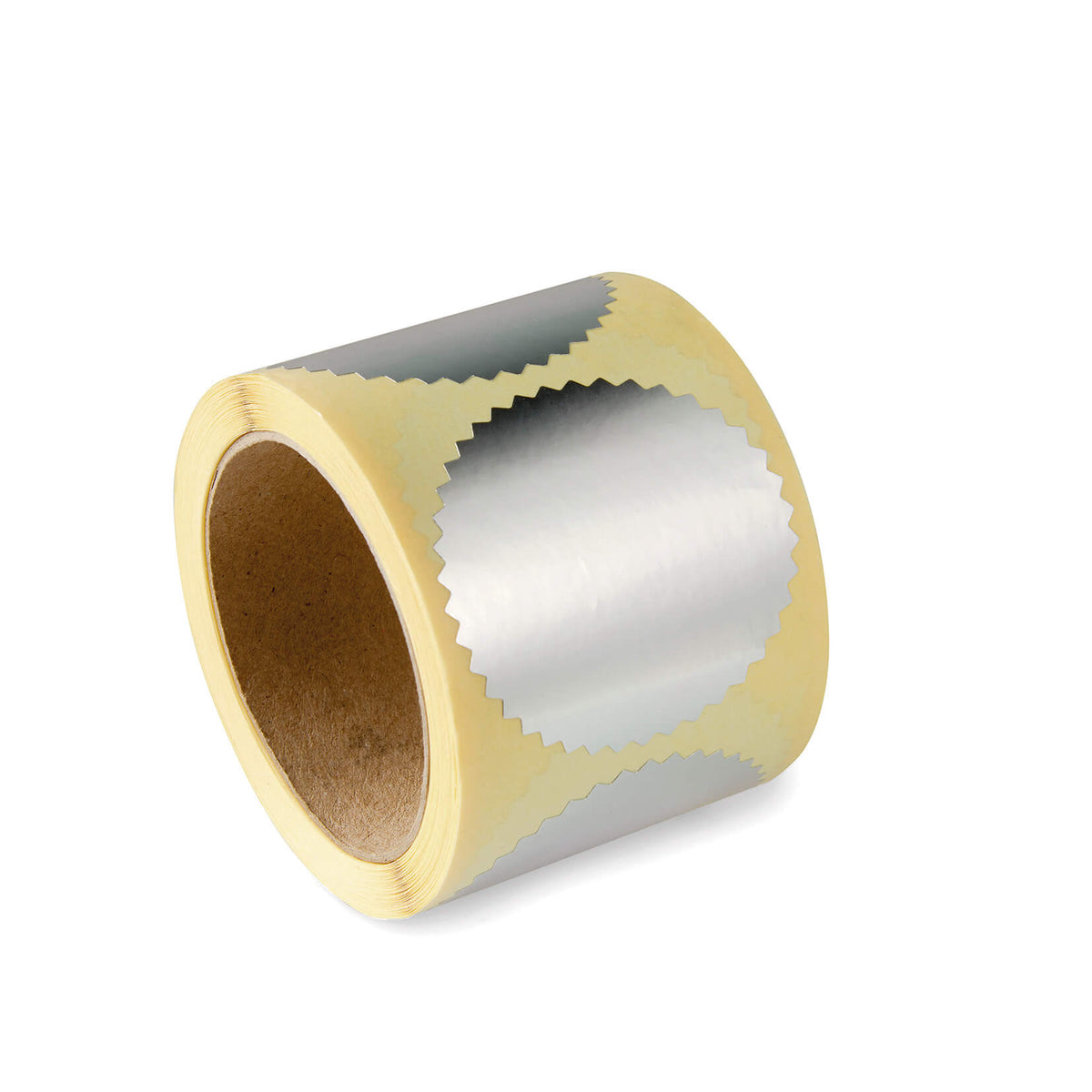 COLOP Prägeetiketten Ø 55 mm – 250 Stück – Silber