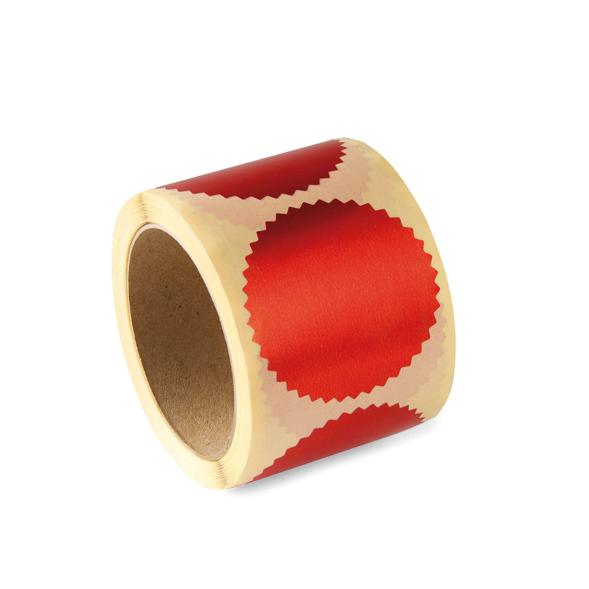 COLOP Prägeetiketten Ø 55 mm – 250 Stück – Rot