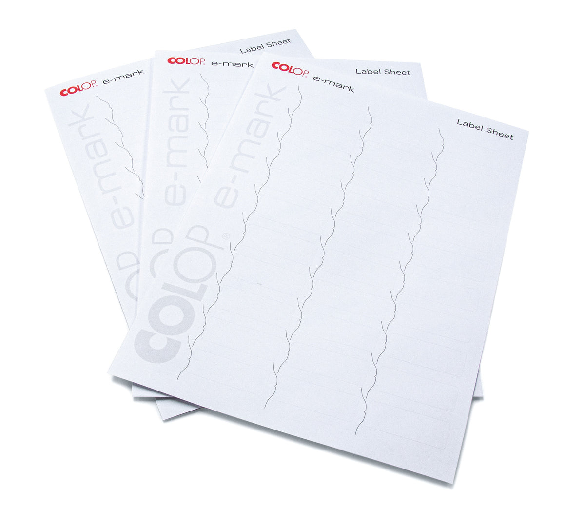 COLOP e-mark Etikettenbögen – 300 Etiketten – Standard