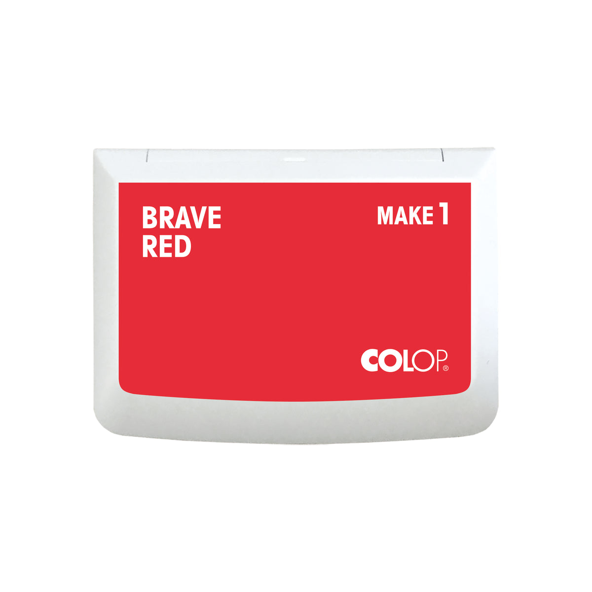 COLOP MAKE 1 – Kreativ-Stempelkissen 90 × 50 mm – Brave Red