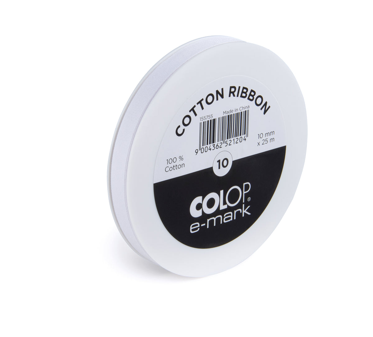 COLOP e-mark Baumwollband – 25 m – 10 mm