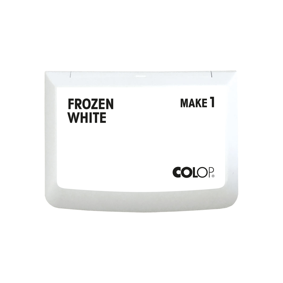 COLOP MAKE 1 – Kreativ-Stempelkissen 90 × 50 mm – Frozen White