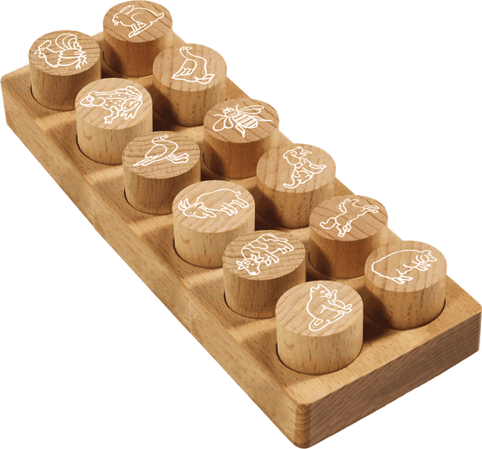 Woodies SET - Farm Animals - 12 pcs.