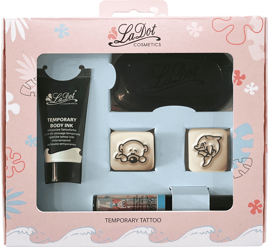 COLOP LaDot Tattoo-Set – Bär und Delfin – Standard