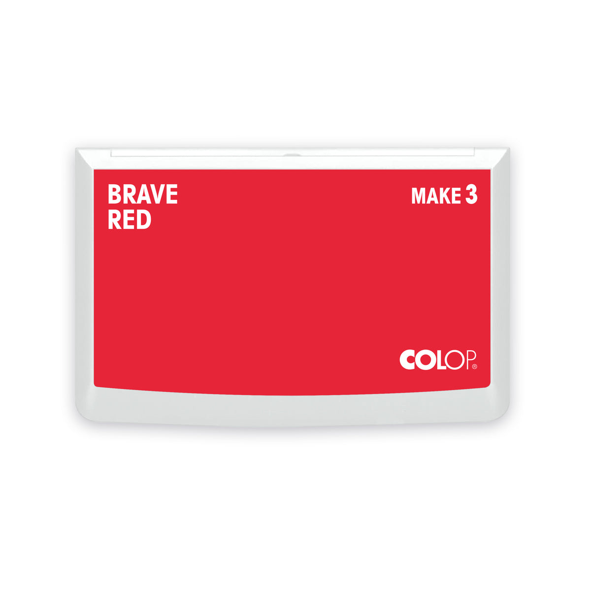 COLOP MAKE 3 – Kreativ-Stempelkissen 160 × 90 mm – Brave Red