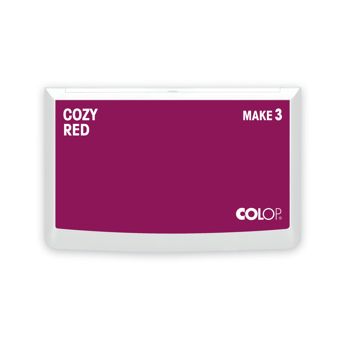 COLOP MAKE 3 – Kreativ-Stempelkissen 160 × 90 mm – Cozy Red