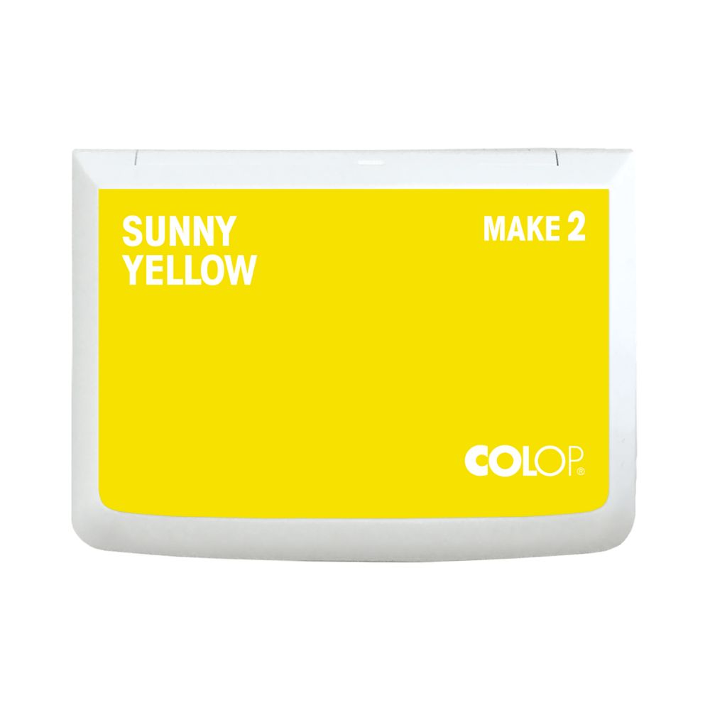COLOP MAKE 2 – Kreativ-Stempelkissen 110 × 70 mm – Sunny Yellow