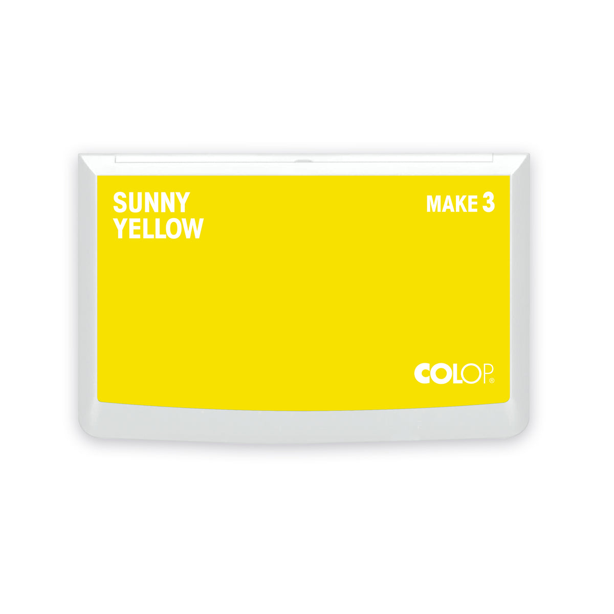 COLOP MAKE 3 – Kreativ-Stempelkissen 160 × 90 mm – Sunny Yellow