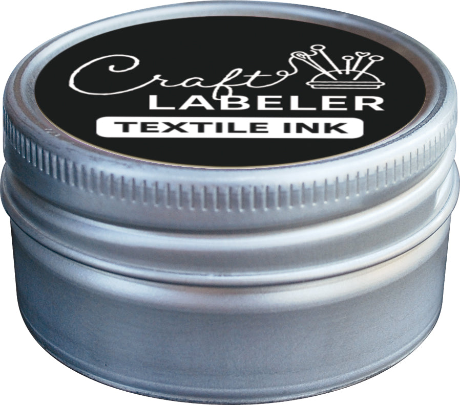 COLOP Craft LABELER Woodies – Textilstempelkissen schwarz – Standard