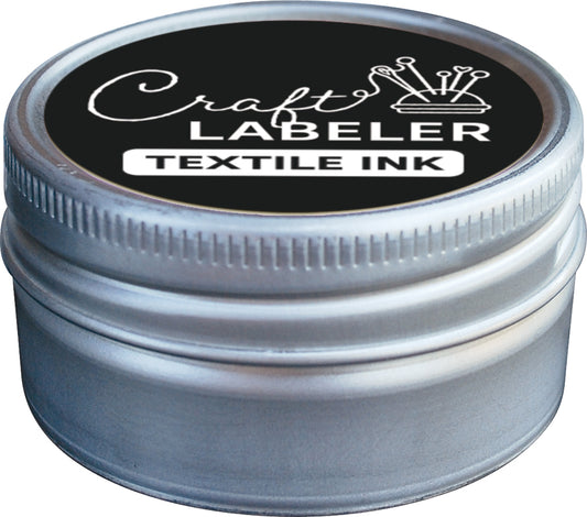 COLOP Craft LABELER Woodies – Textilstempelkissen schwarz – Standard