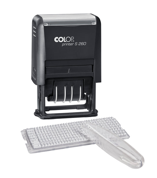 Printer S 260 SET - (Datum deutsch) - Kissen blau/rot