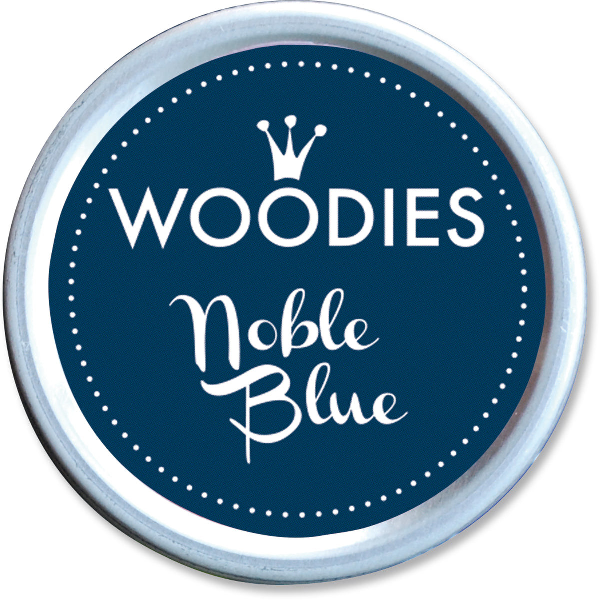 COLOP Woodies – Stempelkissen Ø 38 mm – Noble Blue