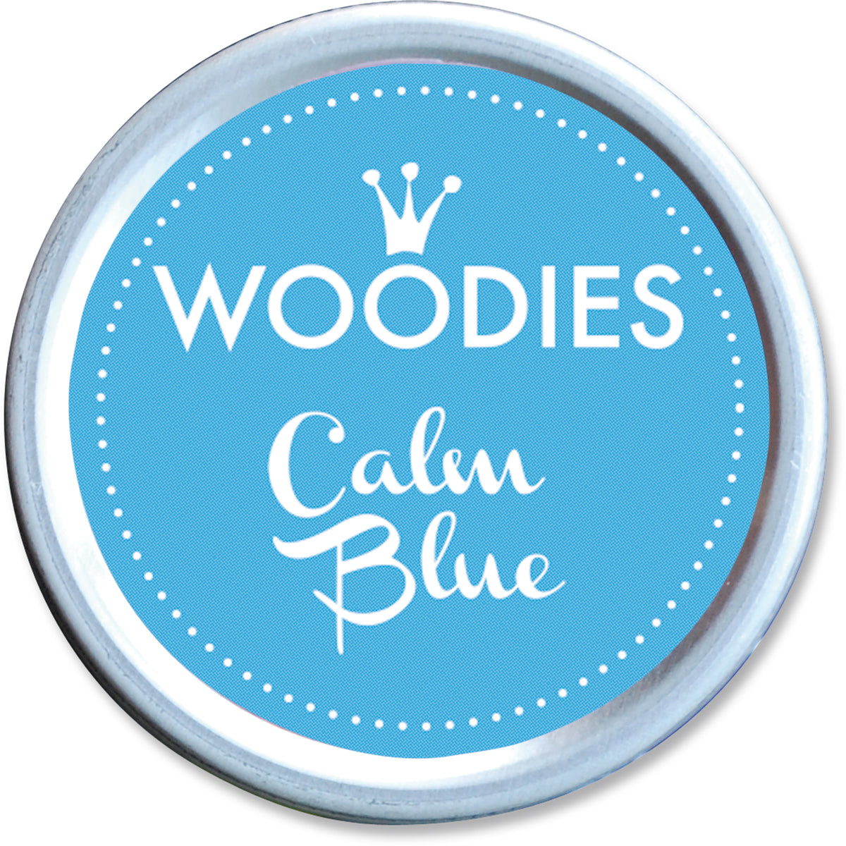 COLOP Woodies – Stempelkissen Ø 38 mm – Calm Blue