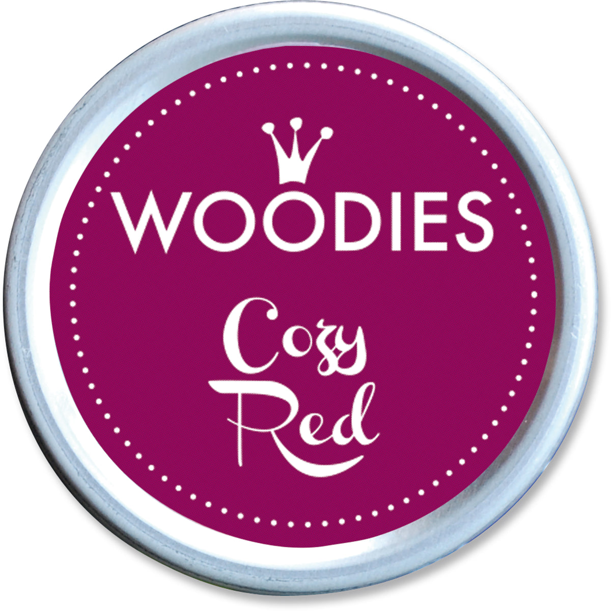 COLOP Woodies – Stempelkissen Ø 38 mm – Cozy Red