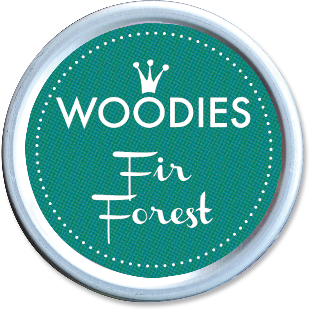 COLOP Woodies – Stempelkissen Ø 38 mm – Fir Forest