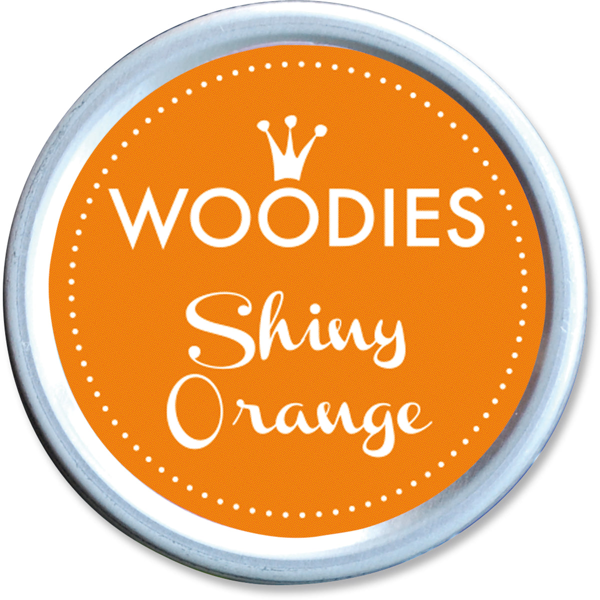 COLOP Woodies – Stempelkissen Ø 38 mm – Shiny Orange