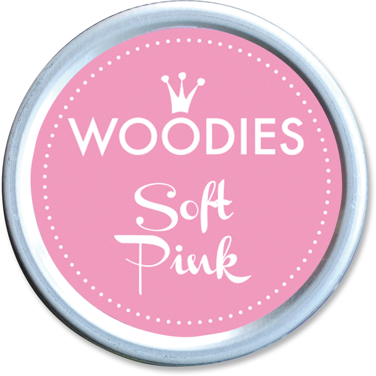 COLOP Woodies – Stempelkissen Ø 38 mm – Soft Pink