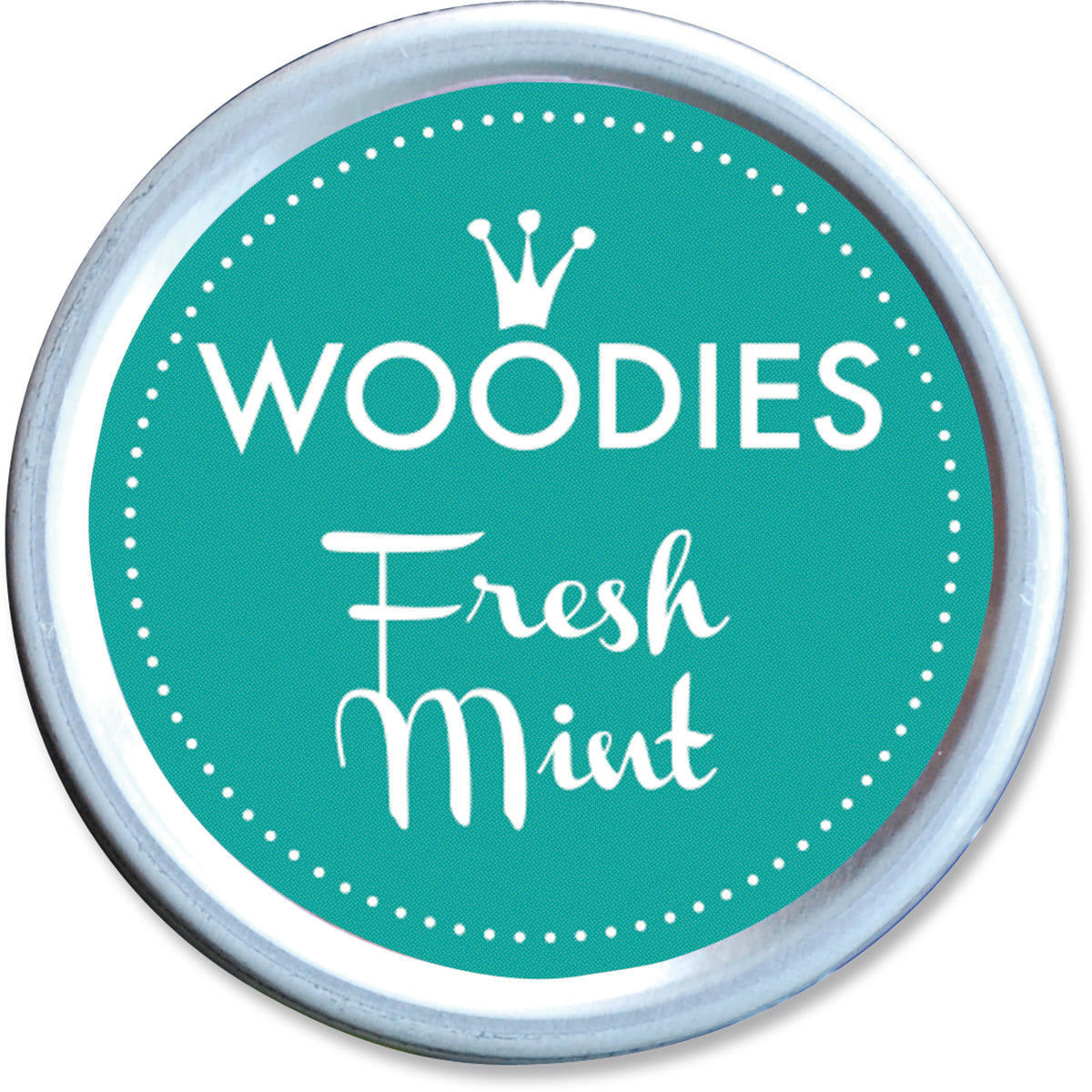 COLOP Woodies – Stempelkissen Ø 38 mm – Fresh Mint