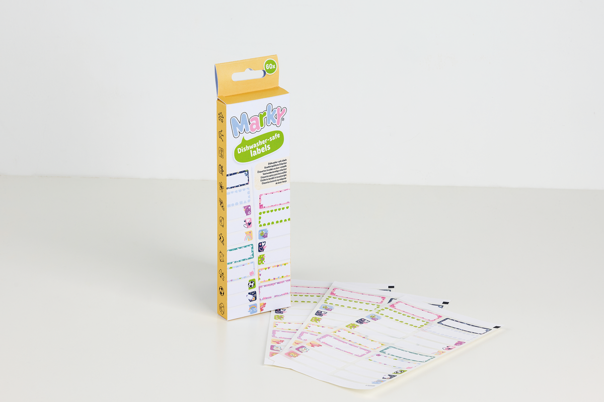 COLOP MARKY – spülmaschinenfeste Etiketten – 60 Stück – Standard