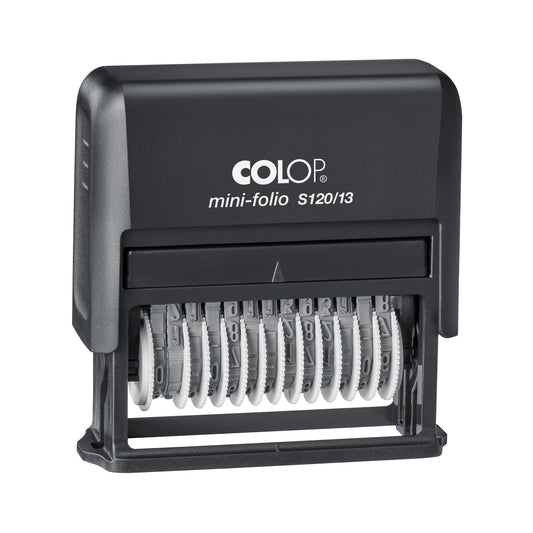 COLOP Mini-Folio S 120/13 – Ziffernbandstempel mit 13 Stellen