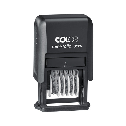 COLOP Mini-Folio S 126 – Ziffernbandstempel mit 6 Stellen