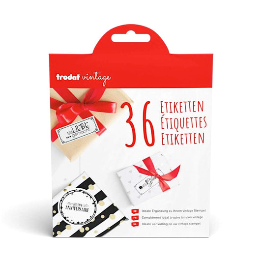 Trodat vintage – Etiketten