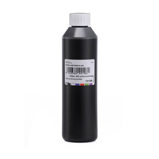 COLOP Stempelfarbe 805 Archiv – 250 ml, Farbe Schwarz