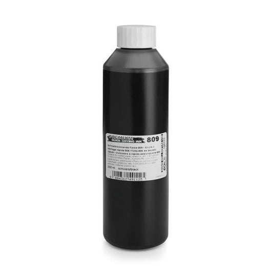 COLOP Stempelfarbe 809 – 250 ml, Farbe Schwarz