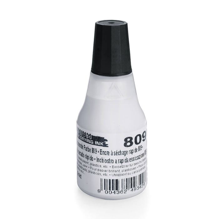 COLOP Stempelfarbe 809 – 25 ml, Farbe Weiß