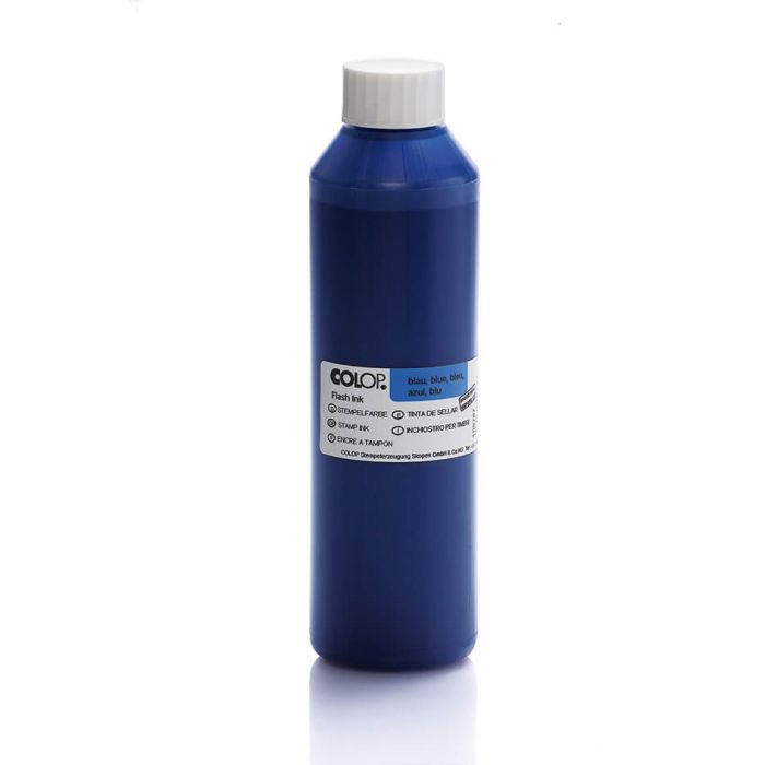 COLOP EOS Flash-Farbe – 250 ml, Farbe Blau