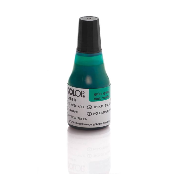 COLOP EOS Flash-Farbe – 25 ml, Farbe Grün
