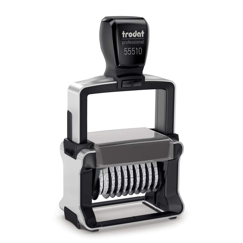 Trodat Professional 55510/PL – individueller Nummerierungsstempel, 10 Ziffern
